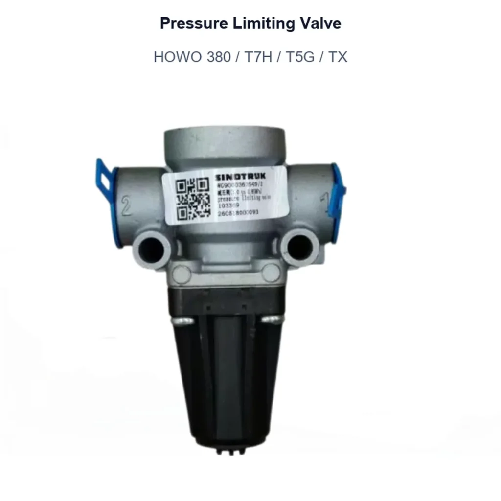 Pressure Limiting Valve for HOWO 380 / T7H / T5G / TX