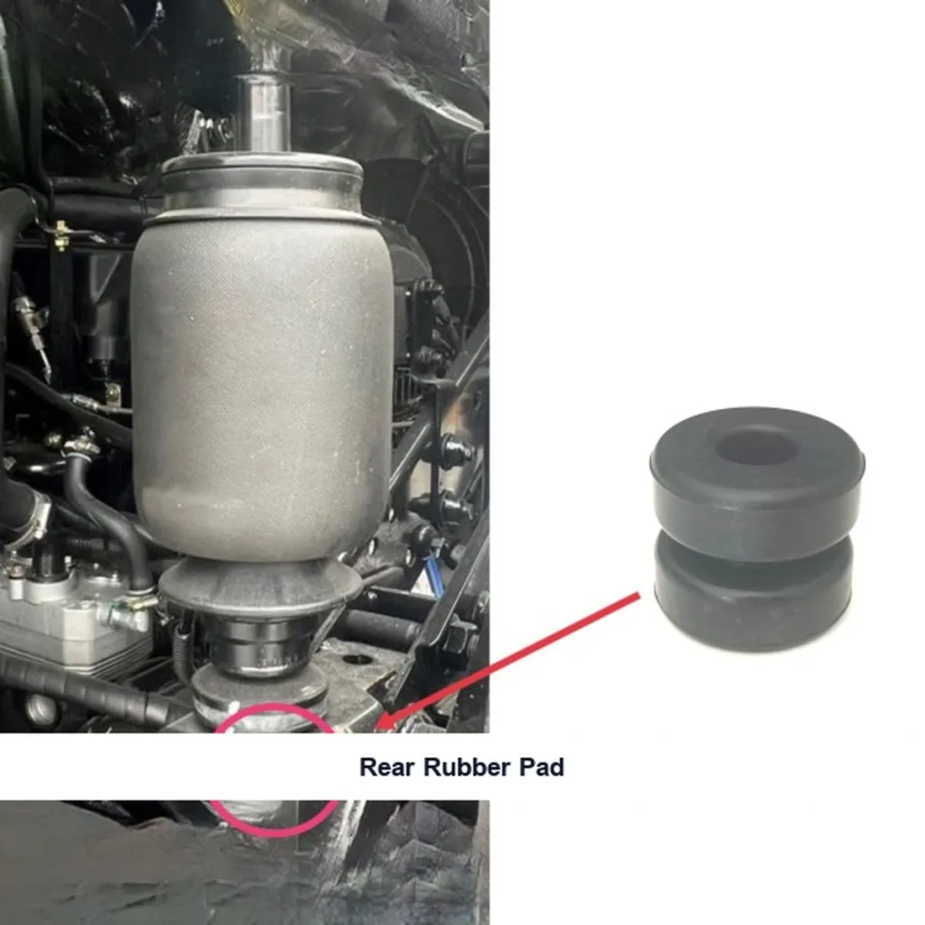 Rear Rubber Pad for Dongfeng Tianlong / KL