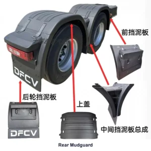 Rear Mudguard for Dongfeng Tianlong