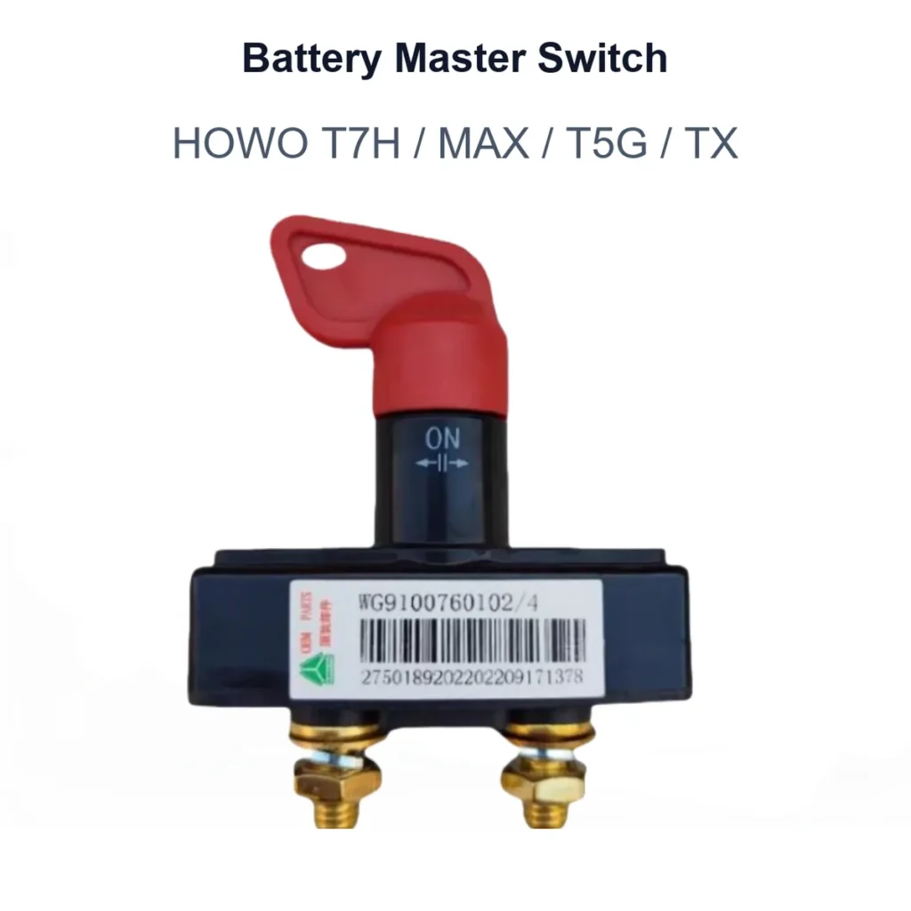 Battery Master Switch for HOWO T7H / MAX / T5G / TX